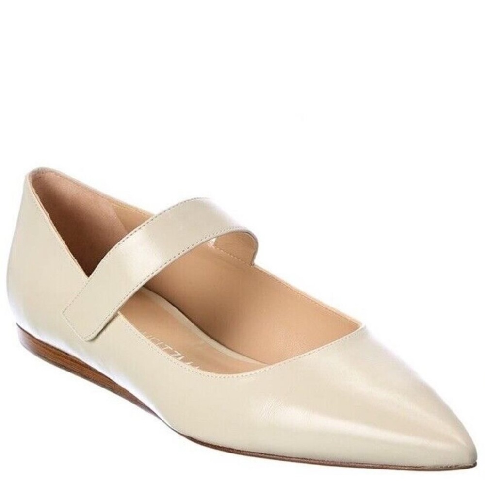 Stuart Weitzman GALA Maryjane pointed toe flats 10 AA Narrow